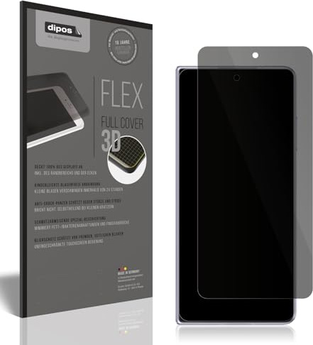 dipos FLEX Blickschutzfolie für Honor Magic V3 (Front Display) | Privacy Displayschutz matt, 2-Wege Sichtschutz, Full Cover, selbstheilend, blasenfrei, Fingerprint-kompatibel, selbstklebend