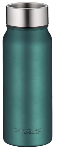 THERMOcafé TC Thermobecher To Go 0,50 l, 9 h heiß, moss green mat | 18 h kalt, auslaufsicher, Kaffeebecher To Go, Edelstahl-Isolierbecher, spülmaschinenfest, Büro & unterwegs, dunkelgrün