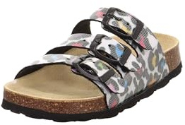 Superfit Mädchen Fussbettpantoffel 1-800113 Hausschuhe, Mehrfarbig 9020, 29 EU