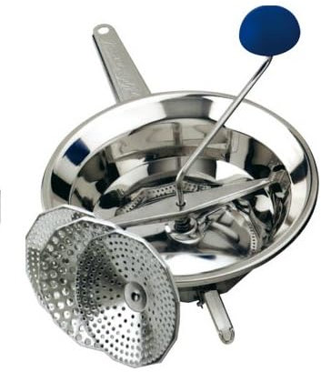 FERCASASHOP® - Passaverdure Professionale Inox diam. 20 cm con 3 Dischi in Acciaio Inossidabile inclusi-Passaverdure manuale per pure',polpe e passato di pomodoro