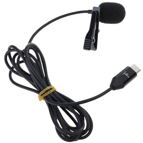 Pince cravate pour microphone à 360° avec micro omnidirectionnel qui améliore la voix pour la production vidéo