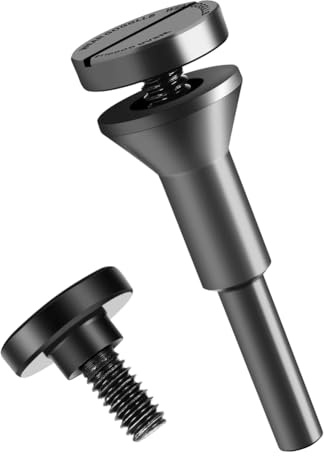 Lonrtesw Mandrin de pour Disques à Tronçonner, 6mm, Disque de Coupe à Trou de 10mm, Meule à Tronçonner pour Outil Rotatif de Meulage