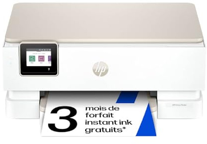 HP Envy Photo 7230, Impresora multifunción de inyección de Tinta A4 a Color, Wi-Fi Doble Banda, impresión automática a Doble Cara, Bandeja para Fotos, 3 Meses de Instant Ink