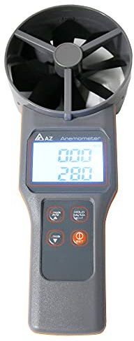XNXYSMKJ Portable Wind Speed Meter 10cm Vane Anemometer Temperature Air Velocity Tester