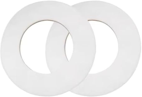 Rondella Piatta In Ptfe Bianco 27X32X1,25mm, Guarnizione In Teflon Resistente A Olio E Alte Temperature Per Rubinetti E Tubazioni Acqua, Confezione Da 20 Pezzi