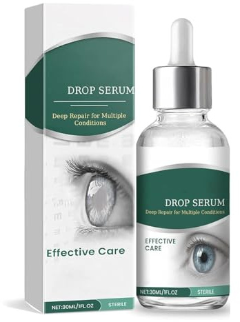 Lugnande ögondroppar, nano-droppessens, lindrar obehag i ögonen, innehåller lutein, C-vitamin och E