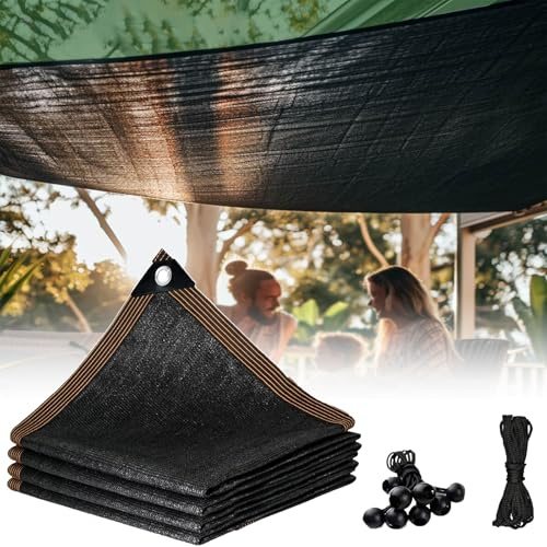 Toile d'ombrage pour serre de 3 x 6 m – Bâche de protection solaire en maille anti-UV pour serre de jardin et terrasse