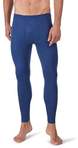 Huber Herren Thermoline Pant lang mit Eingriff Hipster, per Pack Blau (Marine 0369), X-Large (Herstellergröße: XL)
