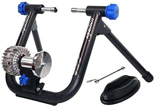 unisky Flüssiger Fahrradtrainer-Ständer, Indoor-Reiten, Fahrrad, Übung, stationärer Ständer, passend für 66-73,7 cm (26-29 Zoll), 700c Rad