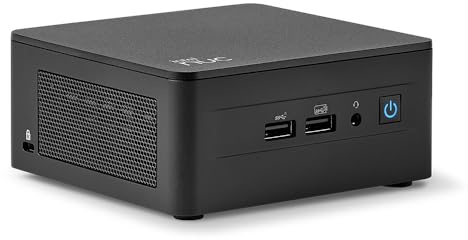 WEELIAO Intel NUC 13 NUC13ANHi7 Mini PC Dual-LAN/Mini PC/HTPC der 13. Generation Intel Core i7-1360P, Intel Iris Xe Graphics, Barebone, kein RAM, SSD, OS