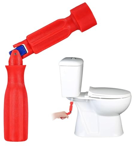 YUVKIN Clé universelle pour réparation de siège WC, charnière abattant WC, Outil de montage de toilette, d'installation universelle en plastique, fixation wc clipsable papado wc (10/13/17 mm) (Rouge)