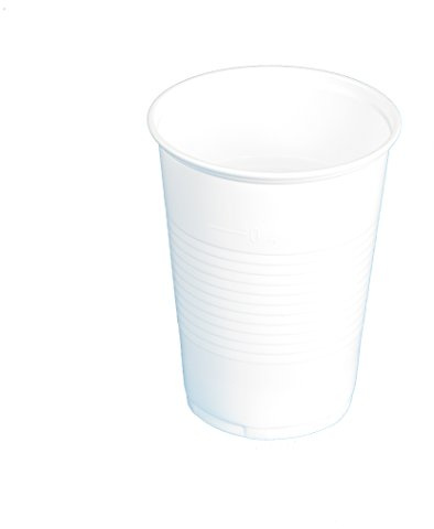 Trinkbecher 0,2l Ausschankbecher Becher Plastikbecher Hell Weiß - 200ml Volumen (3000 Stück)