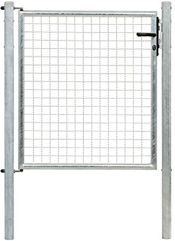 Alberts 600143 Wellengitter-Einzeltor | verschiedene Breiten und Höhen | feuerverzinkt | Breite 100 cm | Höhe 100 cm