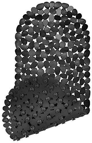 Circul Badewanneneinlage 99 x 39 cm schwarz Kieselsteinoptik, Neue Saugnoppen bessere Antirutschfunktion