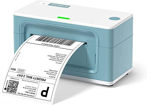 MUNBYN USB Connection Thermal Label Printer 4x6 for Shipping Packages Postage Address Home Small Business, Compatible with Etsy, Shopify, eBay, Amazon, Royal Mail, FedEx, UPS, ITPP941, Green