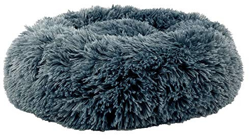 TEKONA Hundebett Katzenbett Donut Tierbett Hundekissen Rund Größe Farbe Wählbar Flauschig Weich