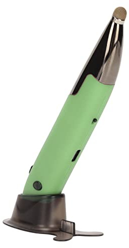 Mouse Ottico Tascabile Wireless USB Ricaricabile 2.4G, Mini Ergonomico Con Scrittura a Mano Regolabile DPI per Desktop Notebook (Verde)