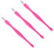 Nagelhautgabel, 3 Stück Cuticle Trimmer, Cuticle Pusher, Edelstahl Dead Skin Gabel, für Frauen Mädchen Maniküre