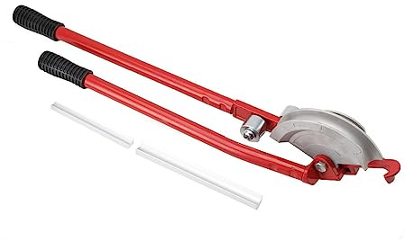 ECUTEE 2 in 1 Curvatubi Manuale A 180 Gradi, Piegatubi Manuale per Tubi in Rame e Tubi in Alluminio da 15 mm e 22 mm, per Riparazione di Sistema di Condizionamento