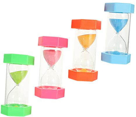 4 Stück/Set Kinder-Timer Sanduhr Timer Sanduhren Für Jungen Und Mädchen Visueller Dekoratives -Ornament