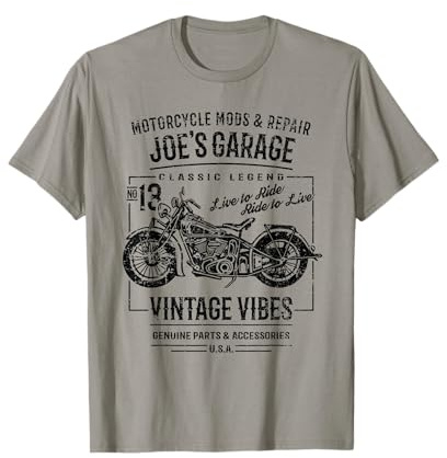 Joe's Garage - Moto vintage per il nome Joe Maglietta