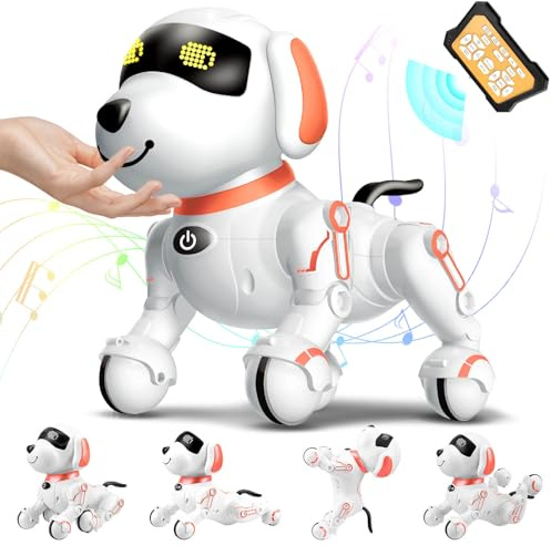 Chridark Roboter Hund für Kinder Roboterhund Spielzeug Ferngesteuerter Robo Hund Digitales Little Robot Pets Kinderspielzeug Spielzeug für 3-8 Jahre Junge Mädchen Geschenk Geburtstag Spielsachen