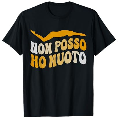Non Posso Ho Nuoto Bambina Nuotatrice Ragazza Nuotare Maglietta