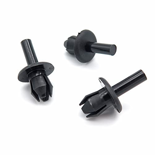VVO Fasteners- Schwarz Kunststoff-Clips. Seitenschweller, Schwellerverkleidung. Kompatibel mit einigen Vauxhall Adam, Astra, Insignia, Meriva, Vectra, Zafira, Zafira Tourer, (Packung mit 10 Clips)