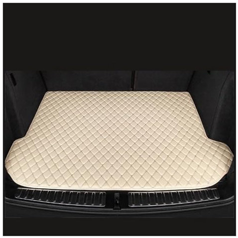 Auto Kofferraummatte Für Jeep Für Compass 2007 2008 2009 2010 2011 2012 2013 2014 2015 Abdeckungen Cargo-Liner Teppich Auto Innen Zubehör Auto Stamm Matten Kofferraumwanne(Beige)