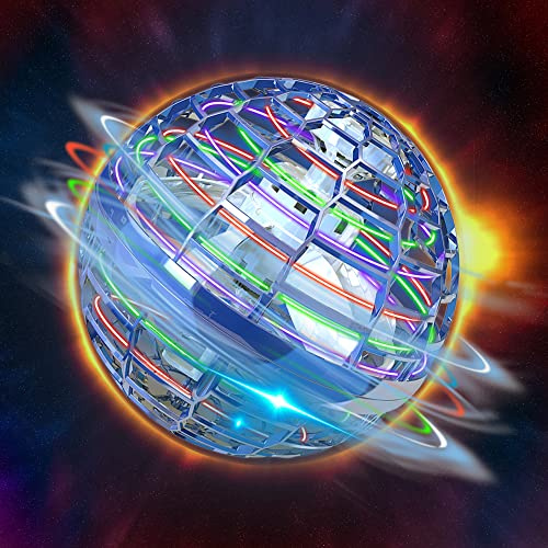Yexyep Flying Orb Ball - 2025 Upgraded Flying Toy Ball Hover Ball for Kids and Adults (Blue)