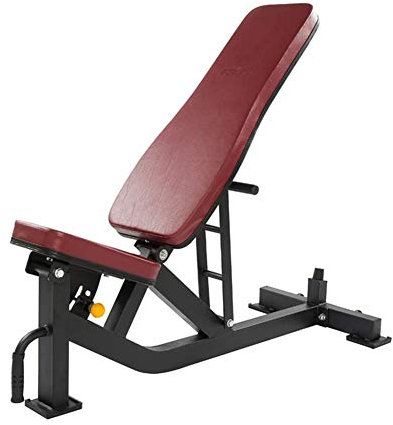 PUFAHAU Banc de Musculation réglable, Banc d'entraînement Polyvalent, Banc incliné/Plat pour la Musculation à Domicile