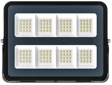 FHRKA Lumières de sécurité LED d'extérieur, projecteur LED Ultra-Lumineux 50-400W Lampe de Travail LED en Aluminium, projecteur étanche IP65 pour Cour, Jardin, Stade (400W)