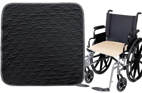 Empapador Silla De Ruedas Lavable 50X50 Cm, Adultos, Reutilizable, Ancianos, Antideslizante Absorbente Incontinencia Almohadilla para Silla, Impermeables, Lavables