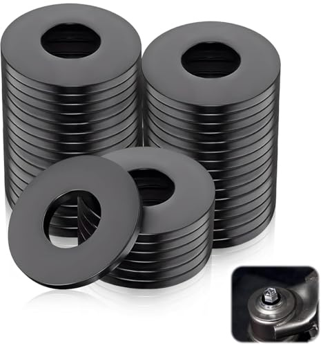 Ruayia Unterlegscheiben M8, 50 Stück Edelstahl Beilagscheiben DIN 9021 A2 V2A 304, Karosseriescheiben Unterlegscheibe M8 x 16mm, Rostfreie Flat Washers für Schrauben & Muttern & Gewindestange