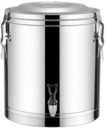 20L Insulated Stainless Steel Milk Can - Hot & Cold Milk Transport Bucket for Outdoor Gatherings, Parties & Events - Durable Milk Jug for Easy Carrying and Storage