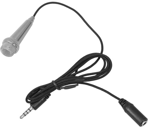 BESPORTBLE Mini-mikrofon Tragbar Für Handy Und Tablet Gesangsmikrofon Klein Zum Singen Aufnahmemikrofon Praktisch Für Laptop Und Smartphone
