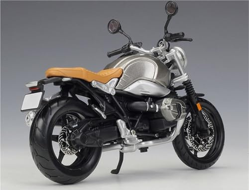 För R Nine T Scrambler Legeringsmotorcykelmodell Gjuten Metall Cross Country Motorcykelmodell Barnpresenter 1:12