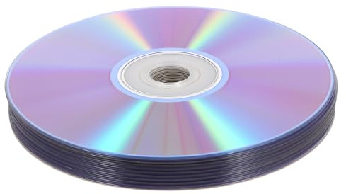 Baluue 10 Discos DVD Grabables de Alta Capacidad Superficie Imprimible para Grabar Vídeos y Copias de Seguridad en Entretenimiento en Casa