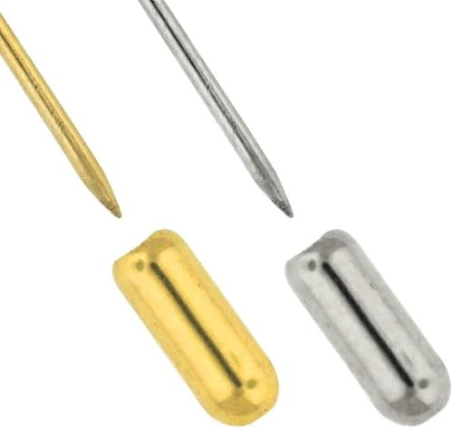 25 Pack - PinMart's Tie Pin Backing Lapel Stick Pin End Cap - Gold