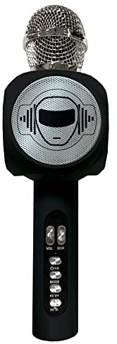 Lexibook, Karaoke-Mikrofon, MIC260 | Bluetooth, Stimmenverzerrer, Lichteffekte, Micro-SD-Slot, USB