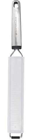 MasterClass MCSSZEST Soft Grip Non-Clogging Zester, 30 cm, Carded, Stainless Steel, Silver