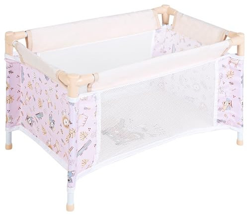 ColorBaby, 44999 Lit de Voyage pour poupée 29 x 50 x 30 cm, lit Portable, Jeu d'imitation, Accessoire de poupée, Design Compact, Montage Facile (44999)