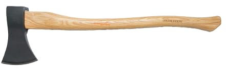 Ascia 1800g Lama Acciaio Manico in Legno 800mm. Ascia da Taglio Universale con Manico in Legno Scure Accetta Ascia Manico in Legno Lama Acciaio Breckner Germany