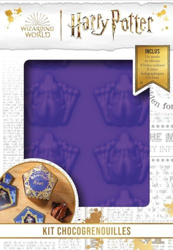 Harry Potter - Kit de pâtisserie et moules Chocogrenouilles : set d'activités manuelles Harry Potter, idée cadeau parfaite pour les fans