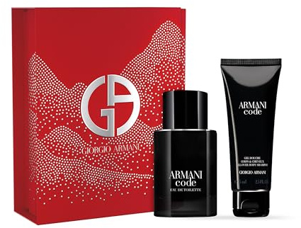 Armani Code Herren Eau de Toilette Set mit nachblauer Flasche von Giorgio Armani