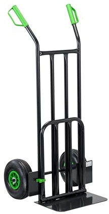 Diable Acier 250kg bavette Mixte - Roues increvables