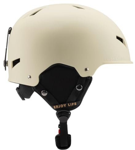 Casque de Ski Professionnel Équipement de Protection pour Hommes et Femmes pour Le Ski d'hiver Modèles d'enfants et d'adultes pour Le Ski Sécurité Chaud Mode Demi-Casque
