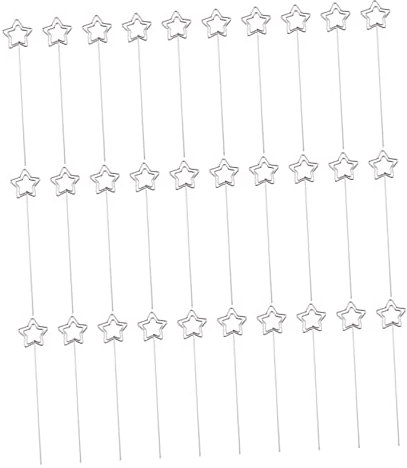 Lurrose Tischkartenhalter Für Hochzeiten 30 Stück Karten-metalldraht-clip Party-tischnummernhalter Memokarten Draht-clip Für Dekoration