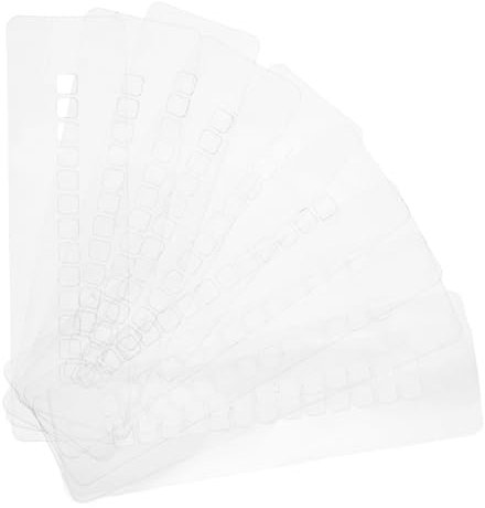 minkissy 10pcs Heat Shield Guards for Hair Extensions Hair Extension Tool Multi Glue Protector Heat Shield Guards for Bonding
