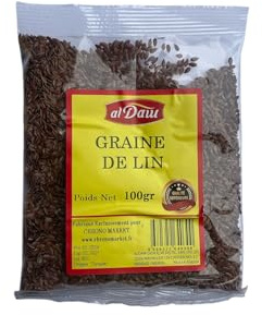 Al Daw Graines de Lin, 100g, Qualité Supérieure, Cuisine Exotique & Authenthique, assaisonnement